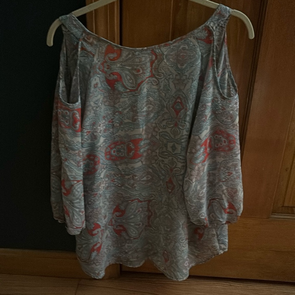 Maurice’s paisley sheer top size large